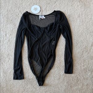 Princess Polly NWT Leonie Sheer Bodysuit Size 8